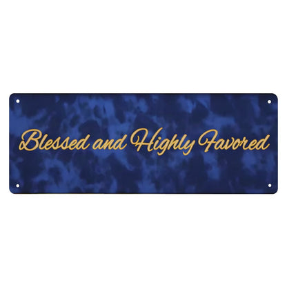 Slim Metal Tin Sign