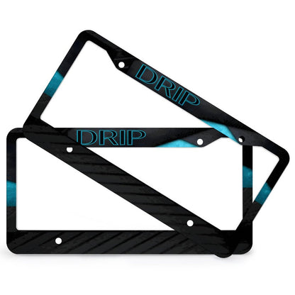 License Plate Frames with 4 Round Holes (1 Pair)