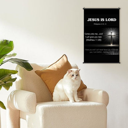 Canvas Hanging Poster with Scrolls-16"x24"/ 40x60cm