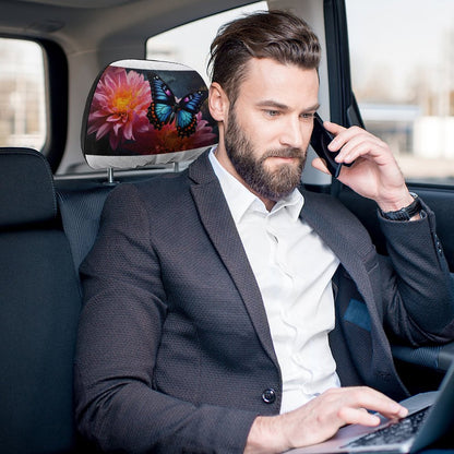Custom Car Headrest Covers