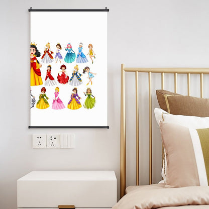 Canvas Hanging Poster with Scrolls-16"x24"/ 40x60cm