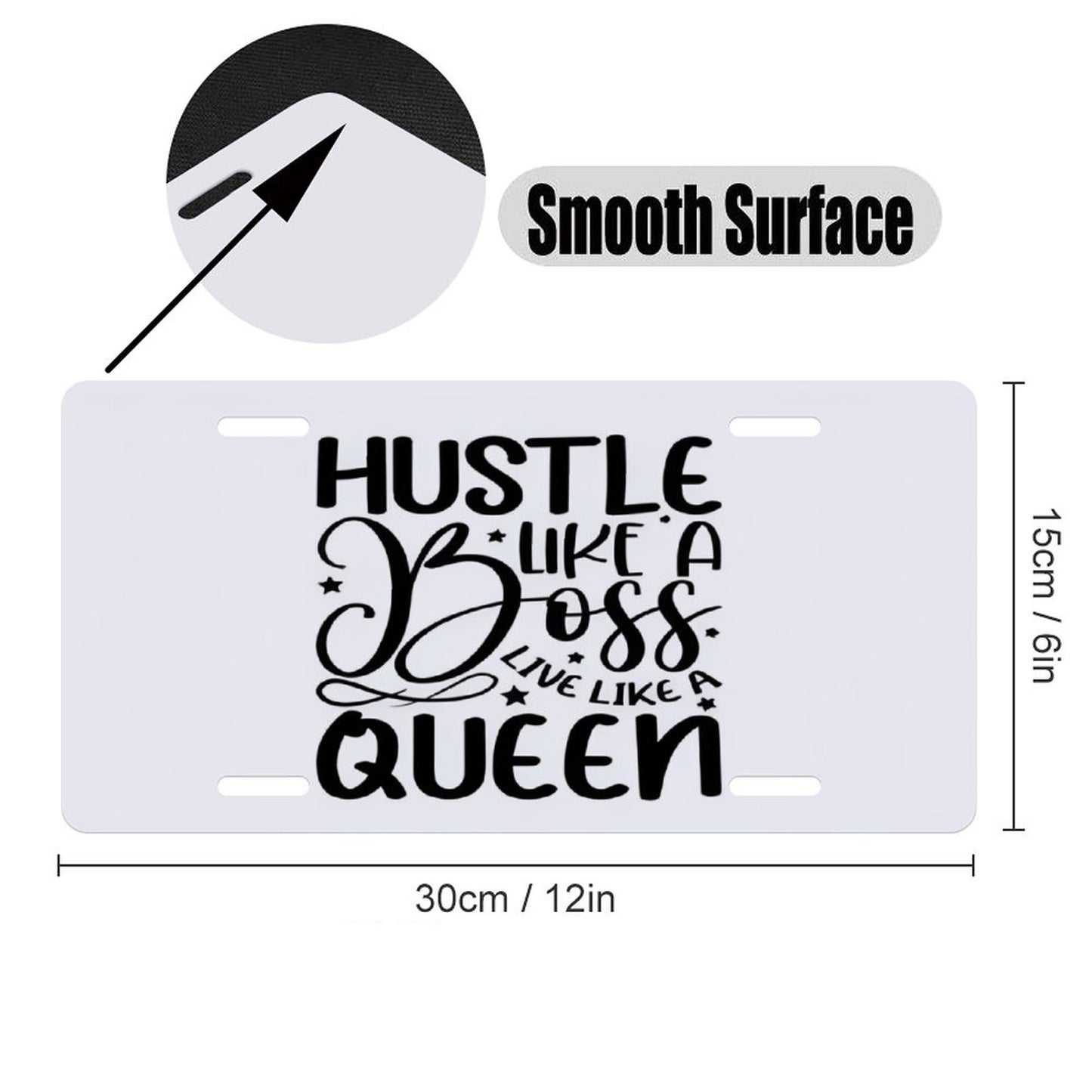 Car License Plate-11.8”x5.9”