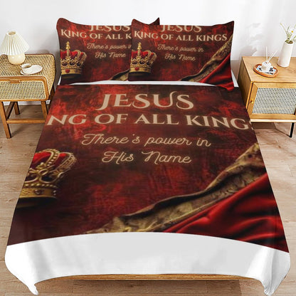 3-Piece Bedding Set-86"×70"/ 218×177cm (Dual-sideded Printing)