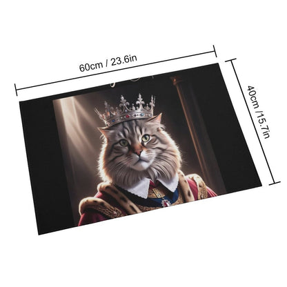 Crystal Velvet Bedroom Floor Mat