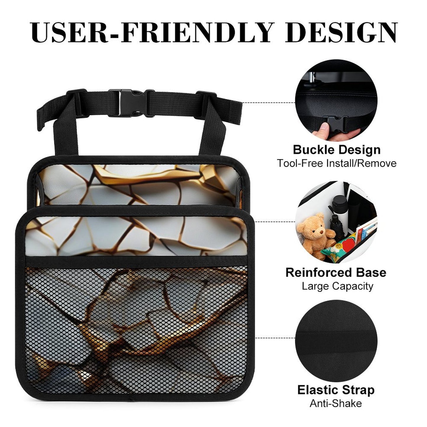 Car Seat Storage Bag(All-Over Printing)