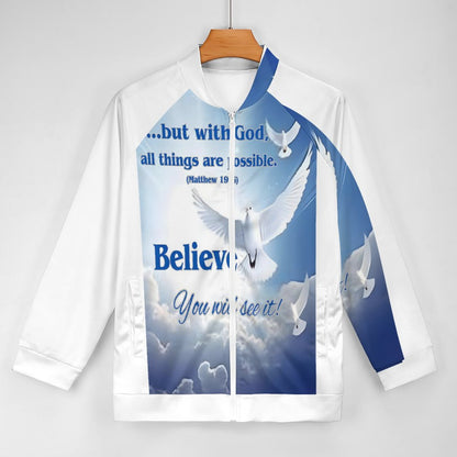 Raglan Zip-up Shirt(All-Over Printing)