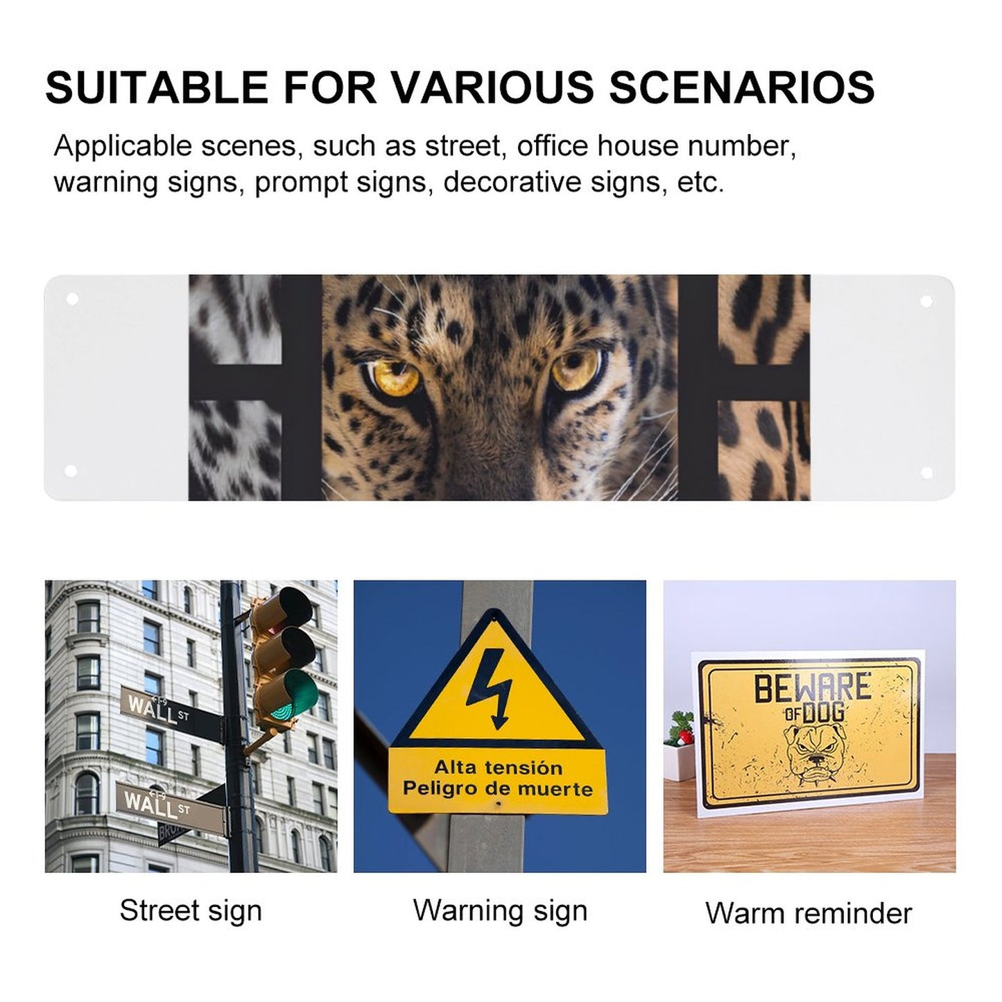 Slim Metal Tin Sign