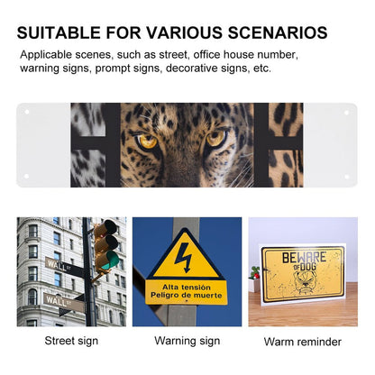 Slim Metal Tin Sign