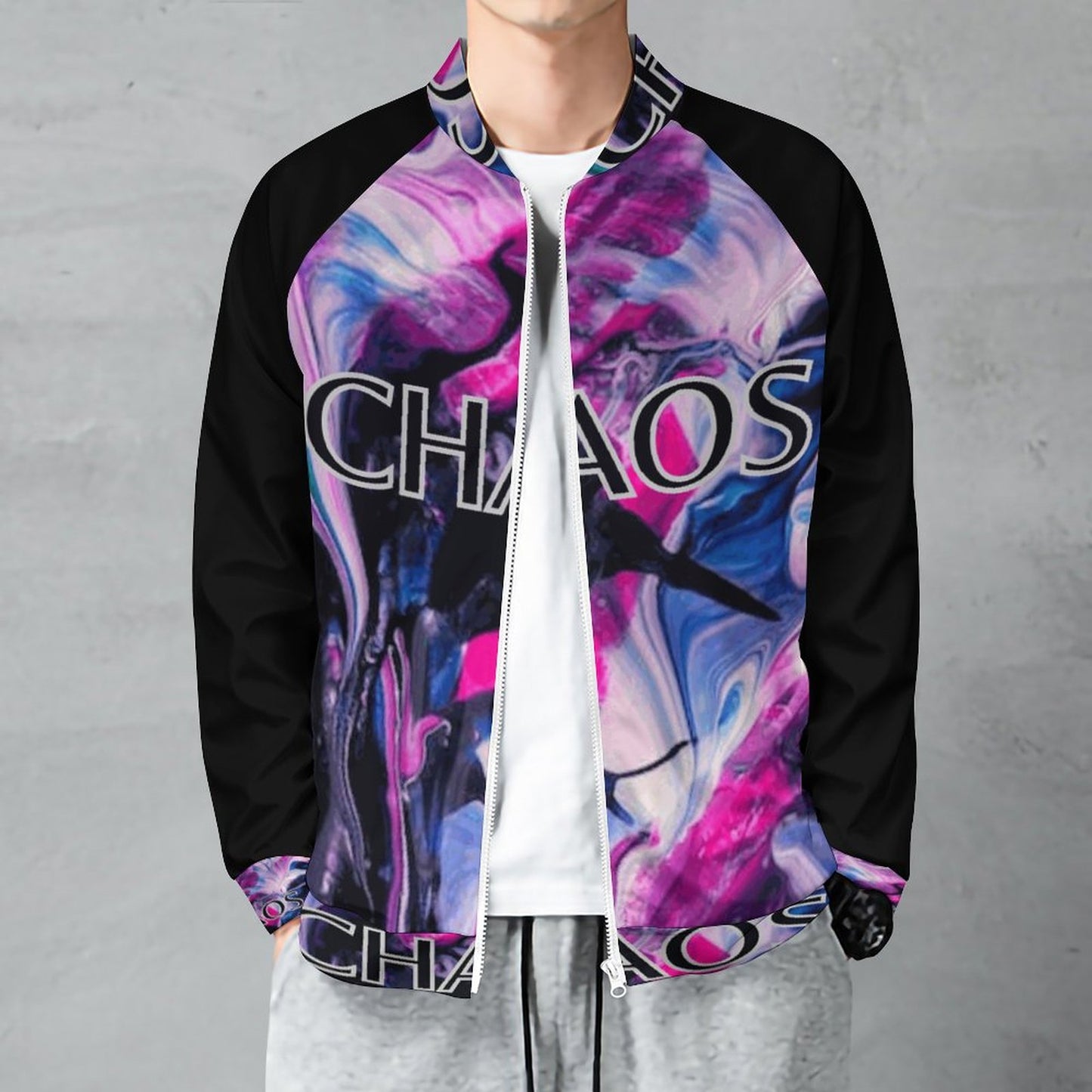 CHAOS Raglan Zipper Jacket-SMALL-5XL