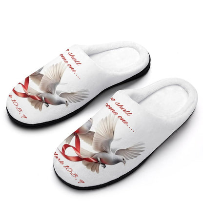 Personalized Men's Cotton Slippers (All-Over Printing)