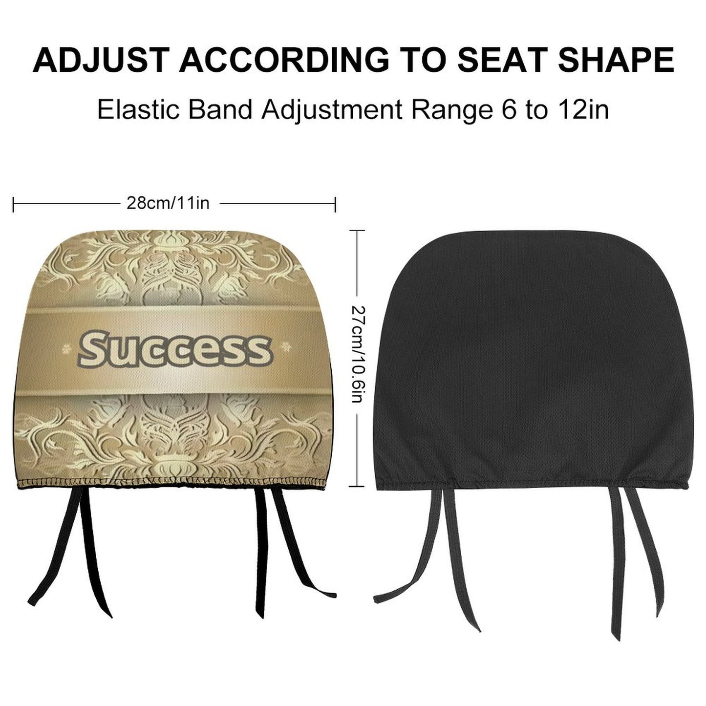 Custom Car Headrest Covers