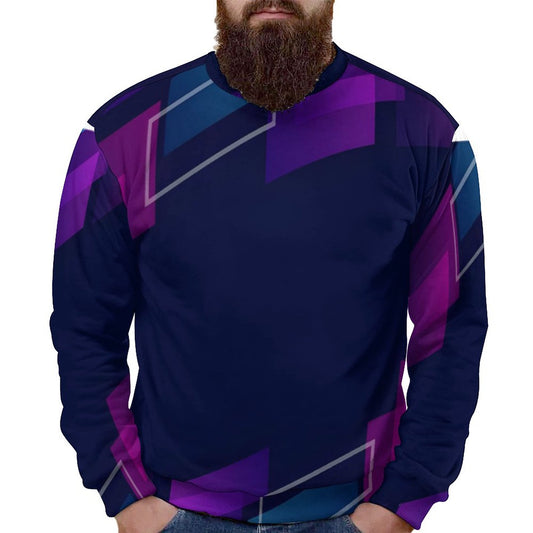 250gsm Round Neck Men's Sweatshirt 4T35 (All-Over Printing)