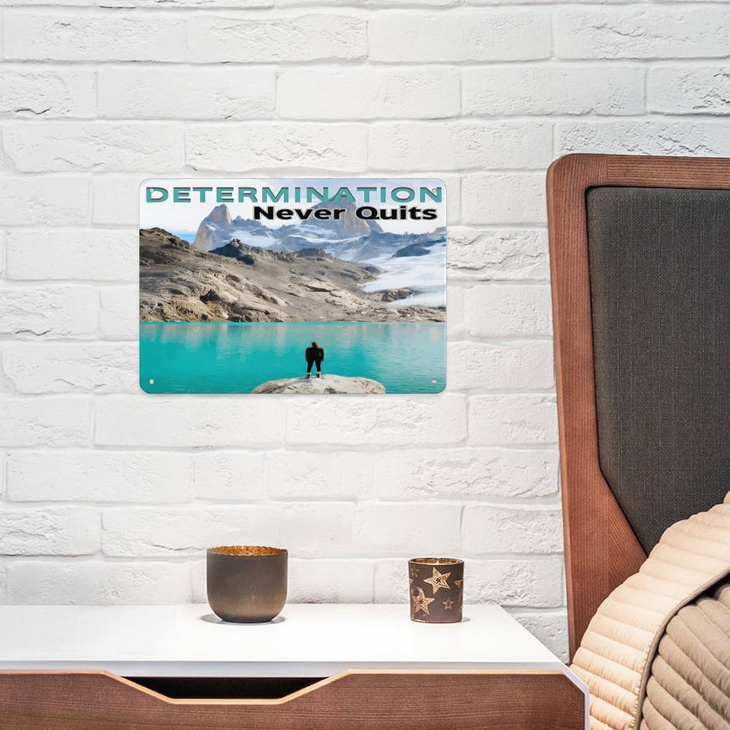 Horizontal Personalized Metal Wall Art Tin Sign-5.5"x7.9"/14x20cm