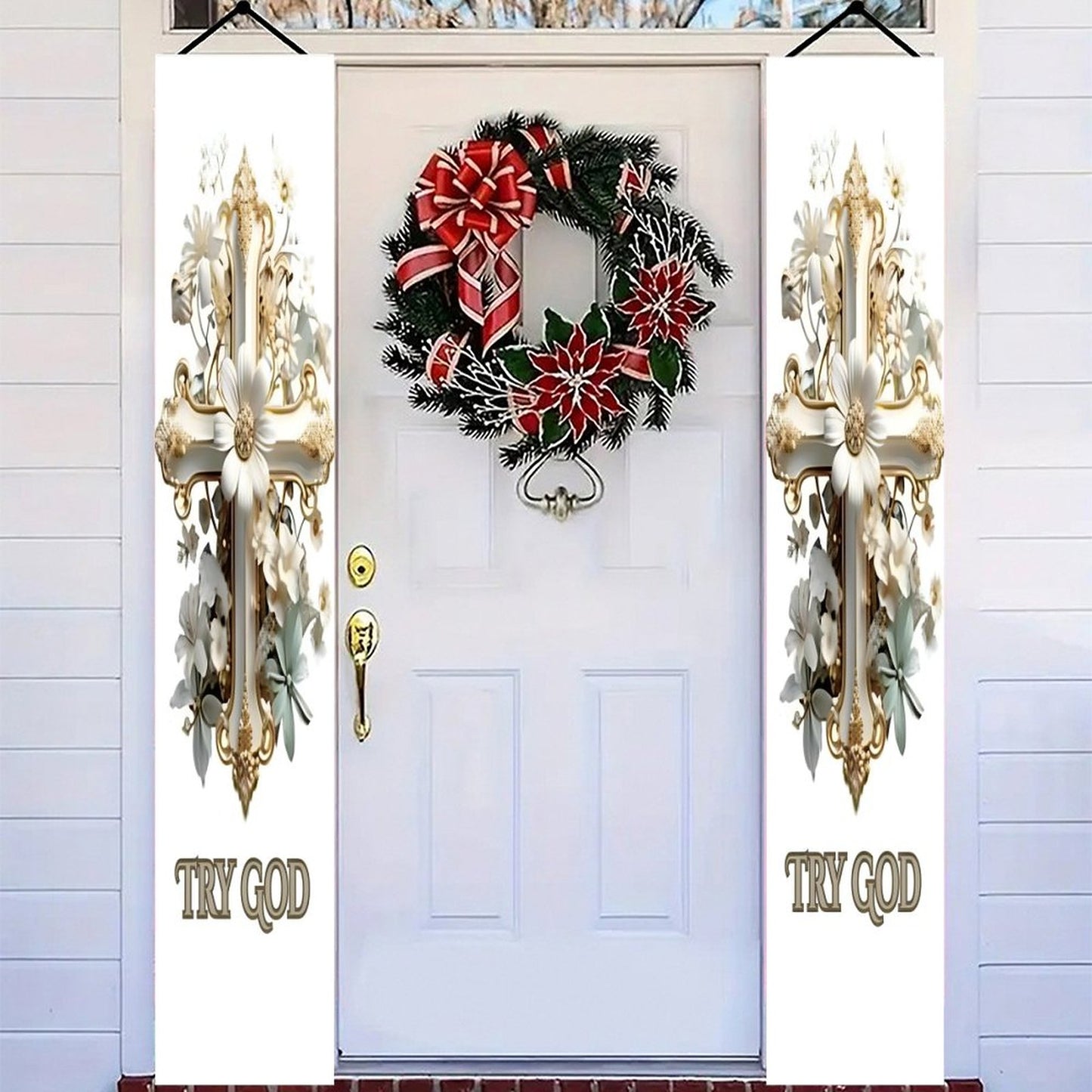 Hanging Door Banners (One-sided Printing)