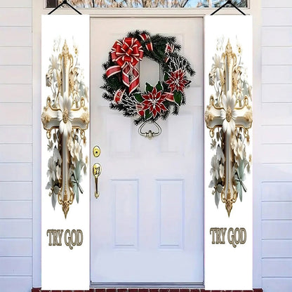 Hanging Door Banners (One-sided Printing)
