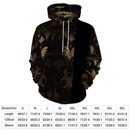 230gsm Men's Cool Hoodie with Double-layer Cap (All-Over Printing)
