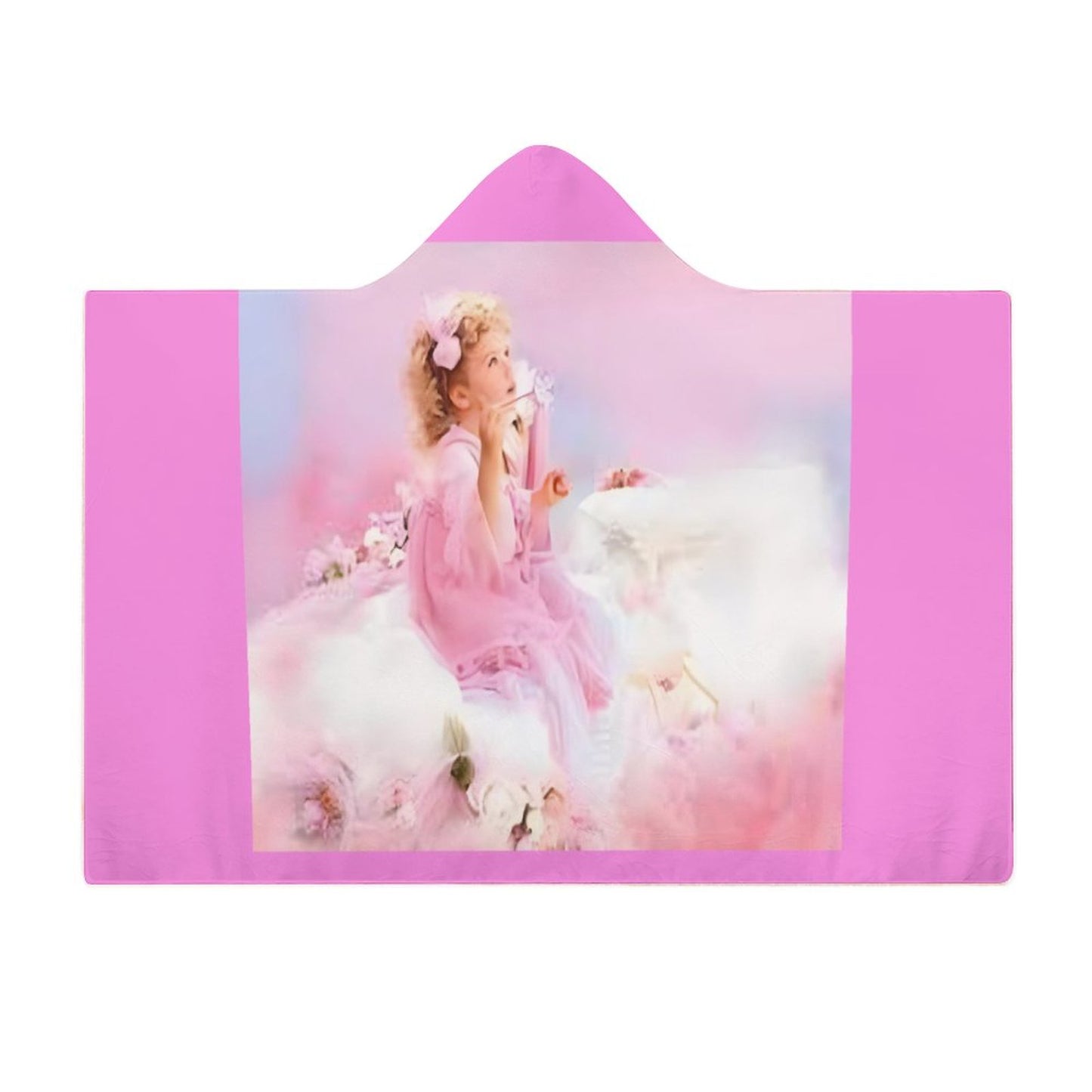 Wrap Hooded Blanket-60"x80"/ 150x200cm