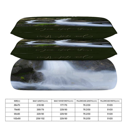 3-Piece Bedding Set-90"x90"/ 229x229cm (Dual-sided Printing)