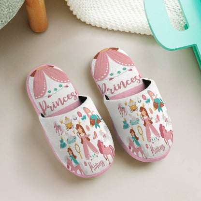 Flannel Children's Cotton Slippers (All-Over Printing)