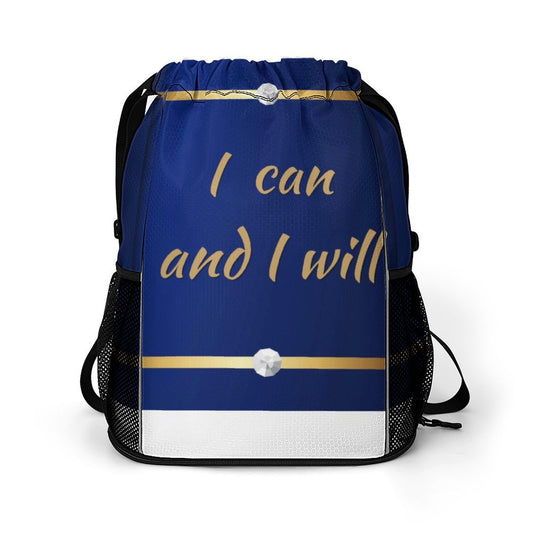 Waffle Cloth Sprots Drawstring Bag (Multi-Sites)