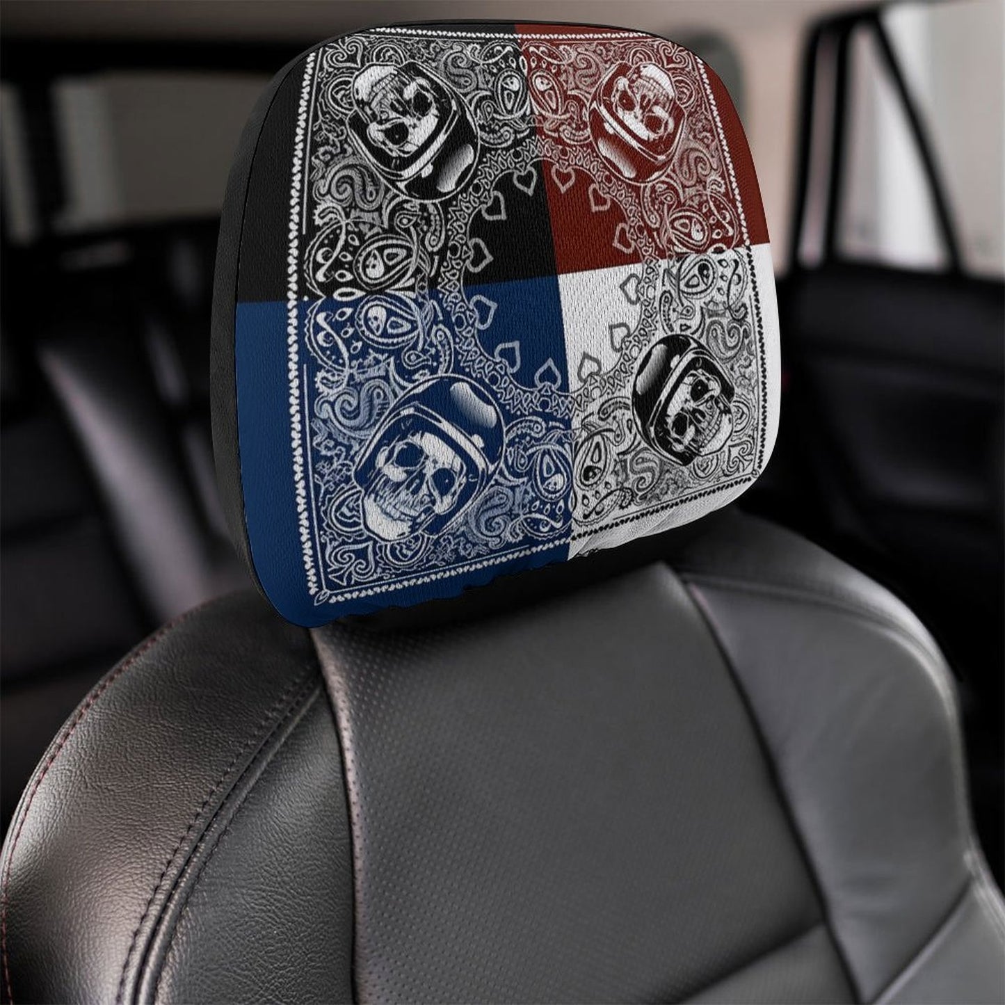 Custom Car Headrest Covers