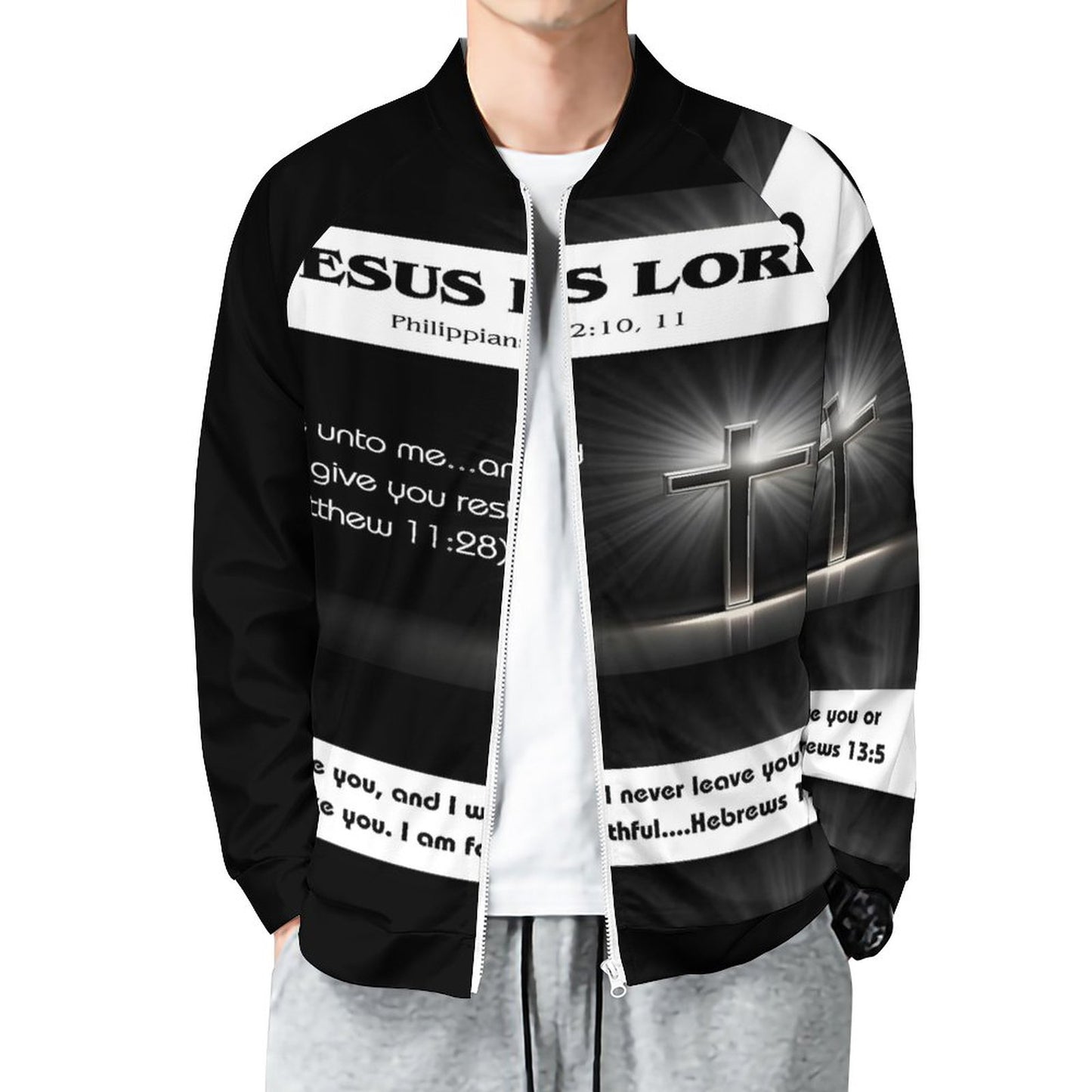 Raglan Zip-up Shirt(All-Over Printing)