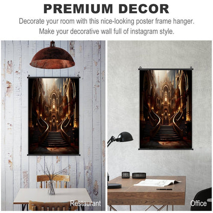 Canvas Hanging Poster with Scrolls-16"x24"/ 40x60cm