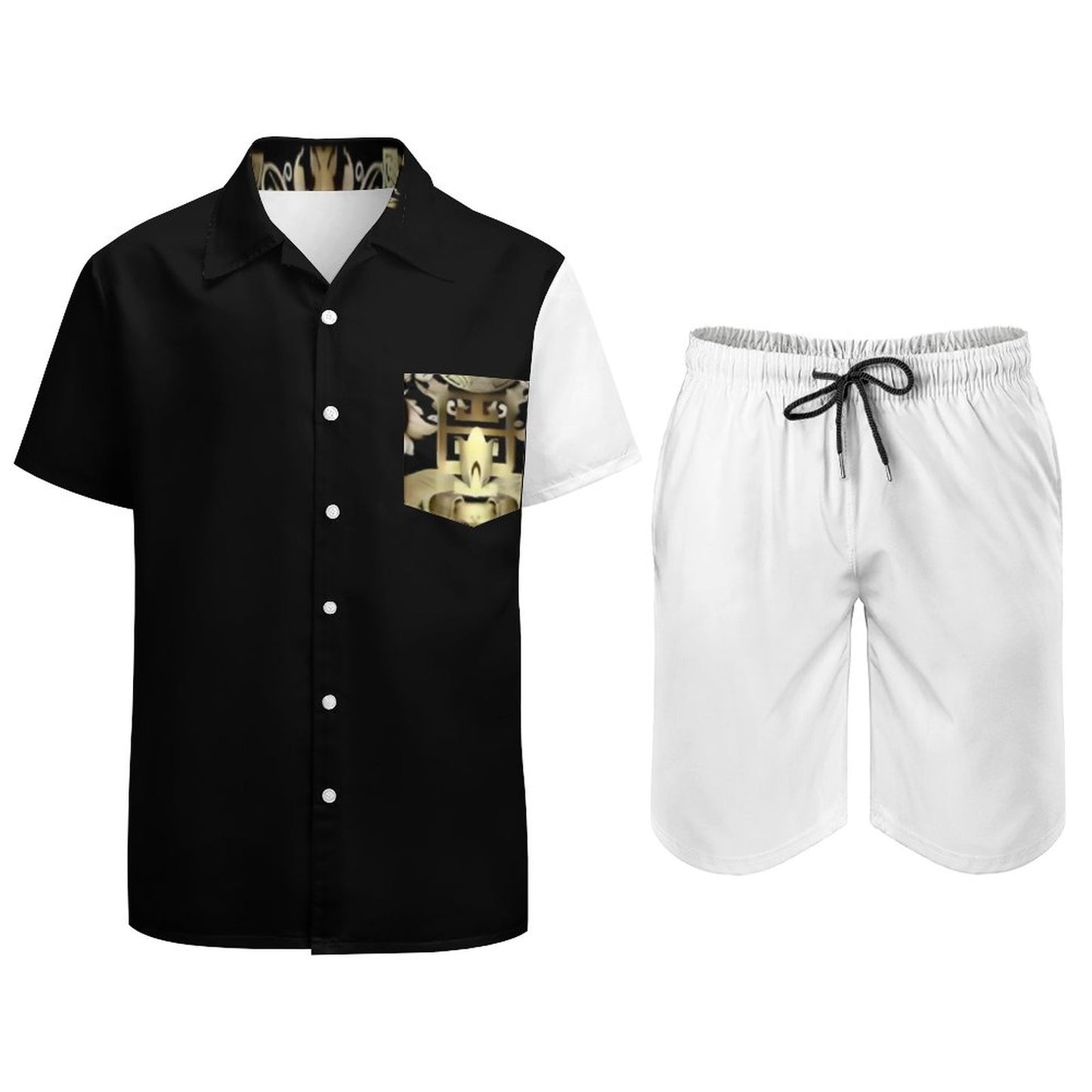 Hawaiian Print Suits for Men (All-Over Printing)