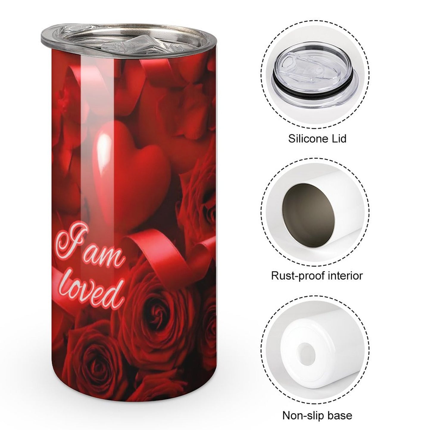 Insulated Drinking Cups with Lids