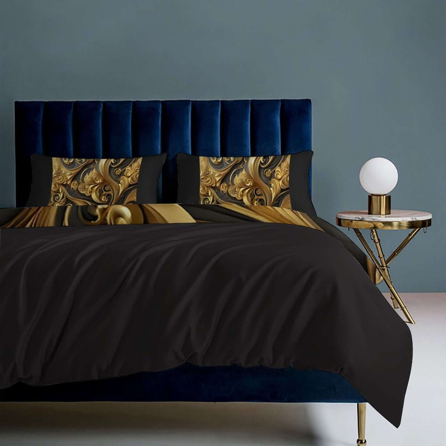 3-Piece Bedding Set-90"x90"/ 229x229cm (Dual-sided Printing)