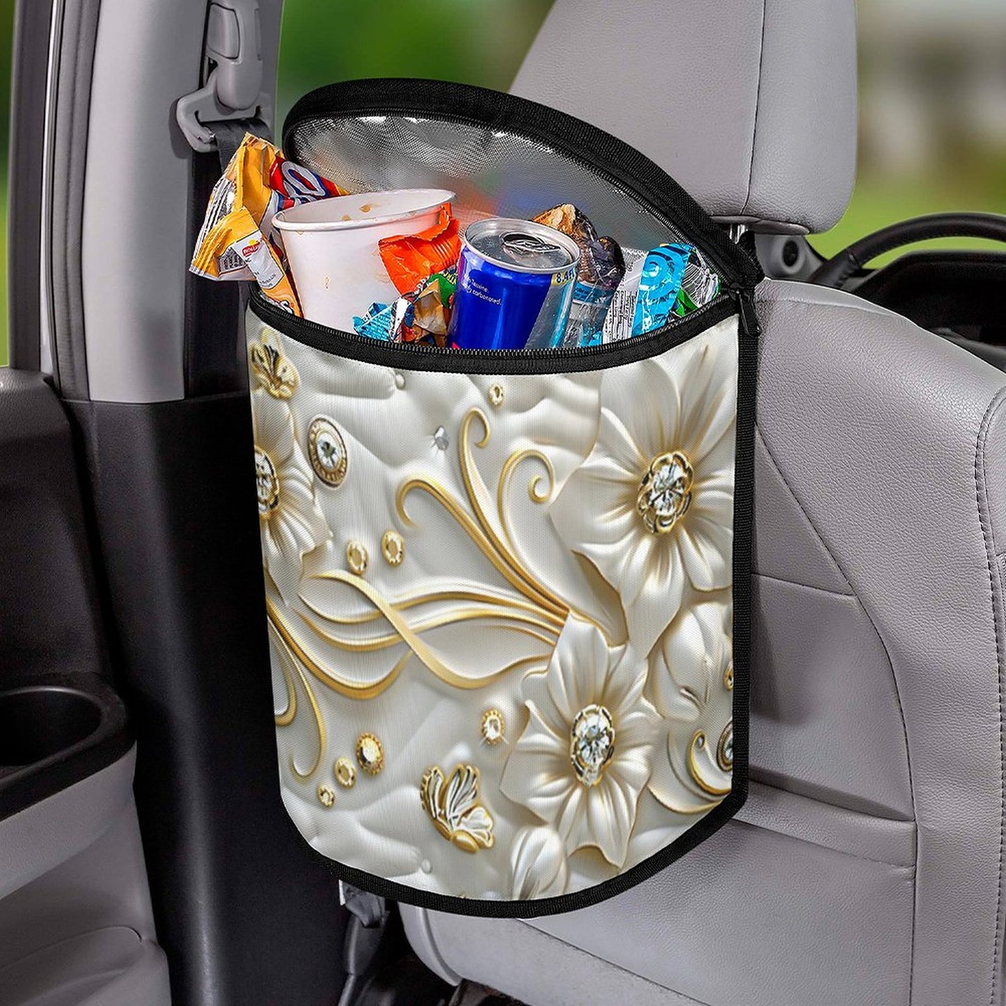 Collapsible Car Trash Bin