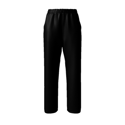 COLORFUL GRAFFITI---BLACK Unisex Straight Leg Pants-SMALL-4XL (only this provider: 3-4 wks. process/delivery)