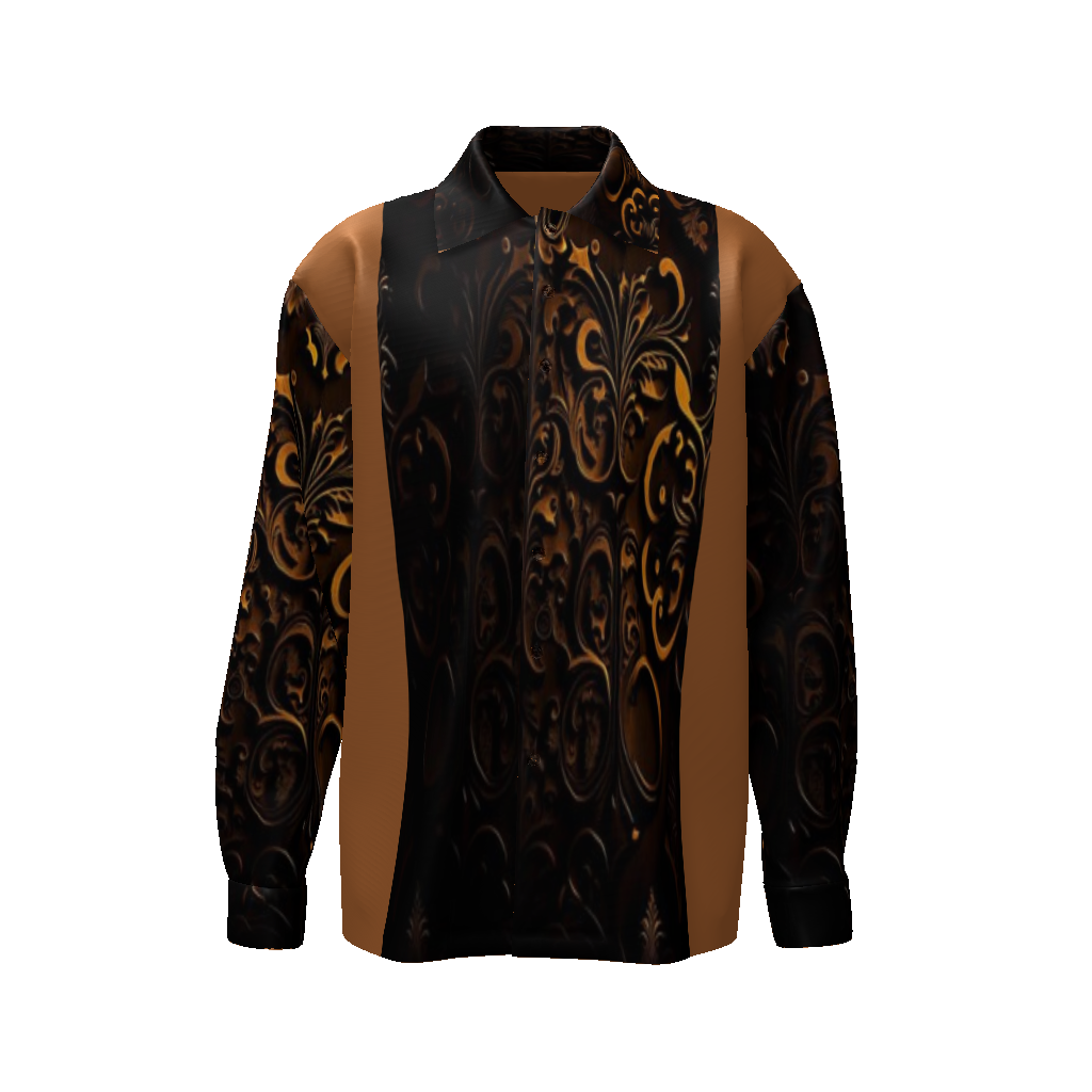 EMBEDDED BRONZE Men's Classic Long Sleeve Shirt