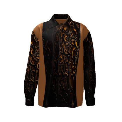 EMBEDDED BRONZE Men's Classic Long Sleeve Shirt