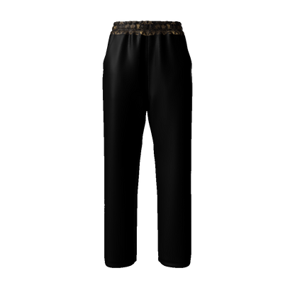 BLACK & GOLD Unisex Straight Leg Pants-SMALL-4XL (only this provider: 3-4 wks. proces/delivery)