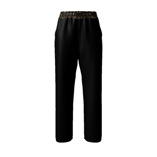 BLACK & GOLD Unisex Straight Leg Pants-SMALL-4XL (only this provider: 3-4 wks. proces/delivery)